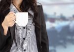 Business Woman And Coffee Stock Photo