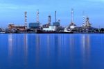 Petroleum Refinery Plant Stock Photo