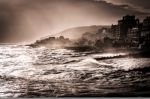 Eastbourne, East Sussex/uk - January 7 : Stormy Weather At Eastb Stock Photo