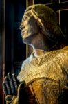 Statue In St Stephans Cathedral In Vienna Stock Photo