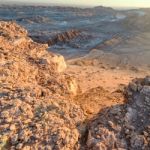 Valle De La Luna - Moon Valley, Atacama, Chile Stock Photo