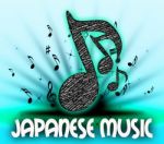 Japanese Music Indicates Sound Track And Harmonies Stock Photo