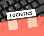 Logistics File Means Planning Process 3d Rendering Stock Photo