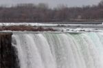 Picture With The Beautiful Niagara Falls Stock Photo