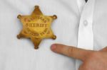 Las Vegas Sheriff Stock Photo