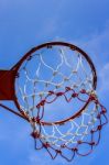 Basketball Hoop Stock Photo