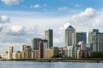 Various Styles Of Buildings Along The River Thames Stock Photo