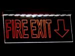 Fire Exit Sign For Emergency Stock Photo