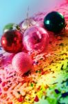 Christmas Decoration Background  Stock Photo