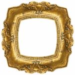 Gold Picture Frame Stock Photo