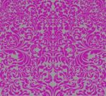 Purple Floral Art Pattern Stock Photo