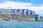 Downtown Cape Town With Table Mountain Stock Photo