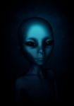 Alien,3d Illustration Concept Background Stock Photo