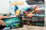 Anki Overdrive Toy Car Racing Stock Photo