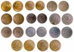 Different Old Yugoslavian Coins Stock Photo