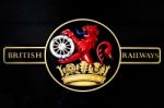 British Railways Logo On An Old Steam Train Stock Photo