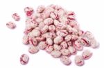 Borlotti Beans Stock Photo