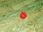 Dice On The Table Stock Photo