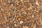 Textured Background Of Stones And River Sand Stock Photo