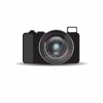 Mirrorless Camera Stock Photo