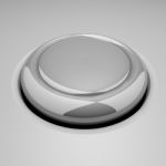 Grey Button Stock Photo