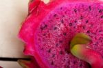 Fresh Dragon Fruit Stock Photo