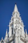 Hungarian Parliament Building In Budapest Stock Photo