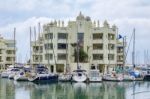 Benalmadena, Andalucia/spain - May 9 : View Of The Marina At Ben Stock Photo