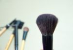 Close Up Cosmetic Brush Stock Photo