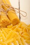 Bunch Of Italian Pasta Type Stock Photo