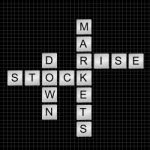 Stock Markets  Rise And Down Stock Photo