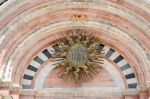 Sienna, Tuscany/italy - May 18 : Sun Emblem Above The Door Of Th Stock Photo