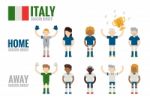 Italy Soccer Team Stock Photo