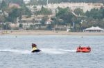 Marbella, Andalucia/spain - July 6 : People Enjoying Watersports Stock Photo