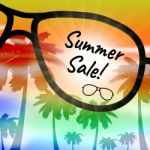 Summer Sale Represents Vacation Discount And Promotions Stock Photo