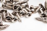 Metal Screws Stock Photo