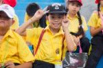 Primary Students Visit The Zoo, In The Jul 27, 2016. Bangkok Thailand Stock Photo