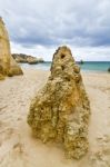 Wonderfull Portuguese Beach Stock Photo