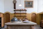 Castle Kitchen At St Fagans National History Museum Stock Photo