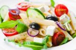 Pasta Salad Stock Photo