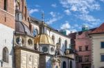 Wawel Cathedral In Krakow Poland Stock Photo