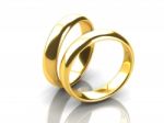 The Beauty Wedding Ring Stock Photo