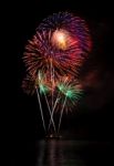 Colorful Fireworks Stock Photo