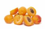 Armenian Plums (prunus Armeniaca) Stock Photo