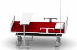 Hospital Bed Stock Photo