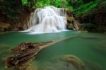 Waterfall In Tropical Forest Stock Photo