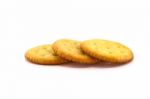 Round Crackers Stock Photo