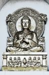 Buddha Statue In Battersea Park Stock Photo