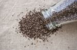 Chia Seeds Stock Photo