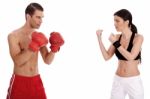 Young Boxers Training Stock Photo